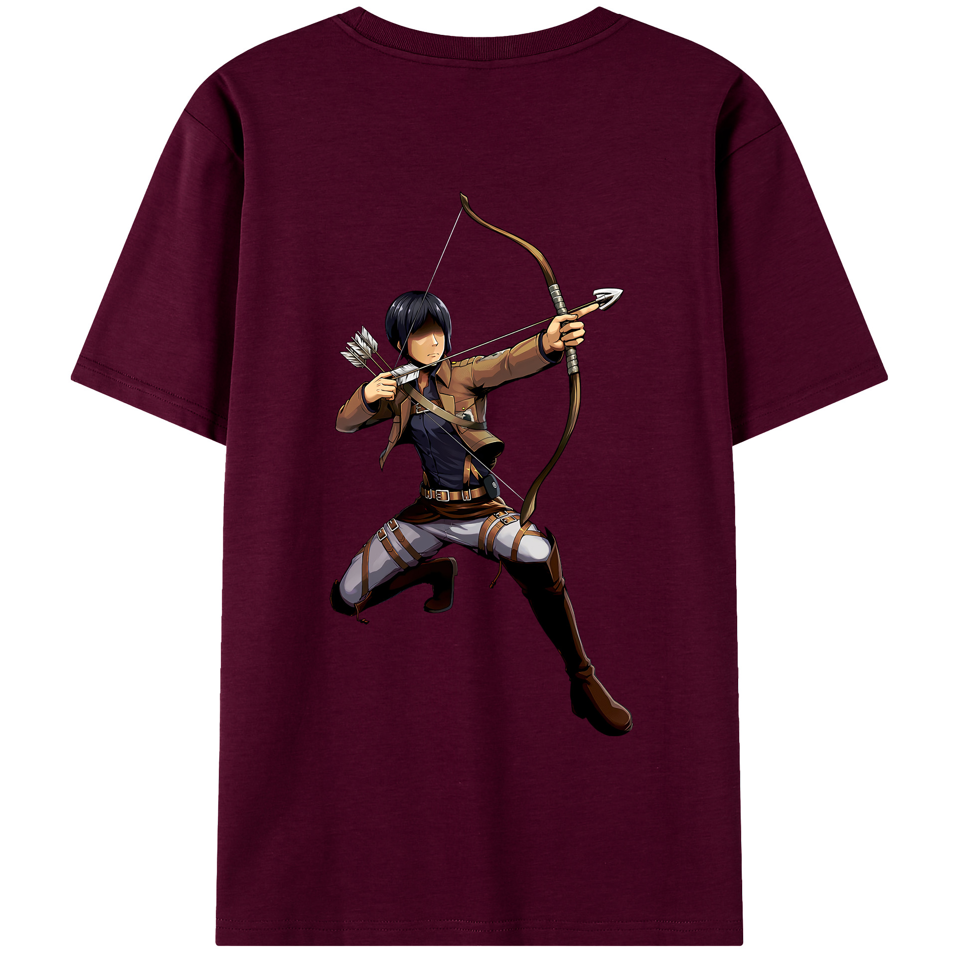 （画像用） 進撃の巨人 Attack on Titan レディース半袖Tシャツ(バックプリント)